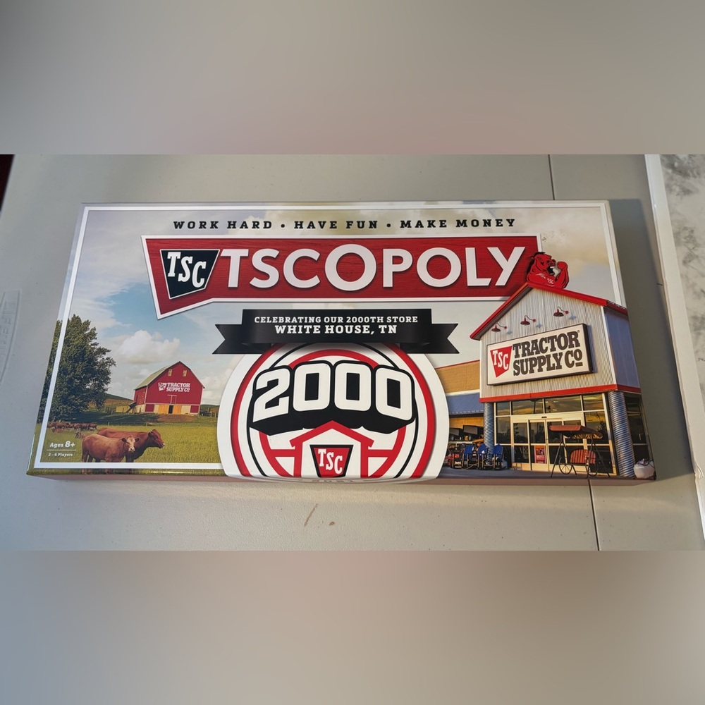 Tractor Supply-opoly board game anniversary edition 2000
